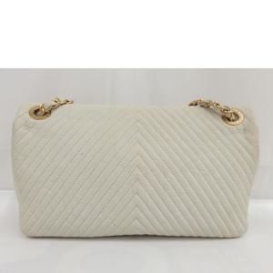 Chanel Black Stitch Chain Shoulder V Bag